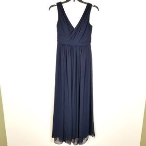 Dessy Collection Deep Blue Maxi Dress